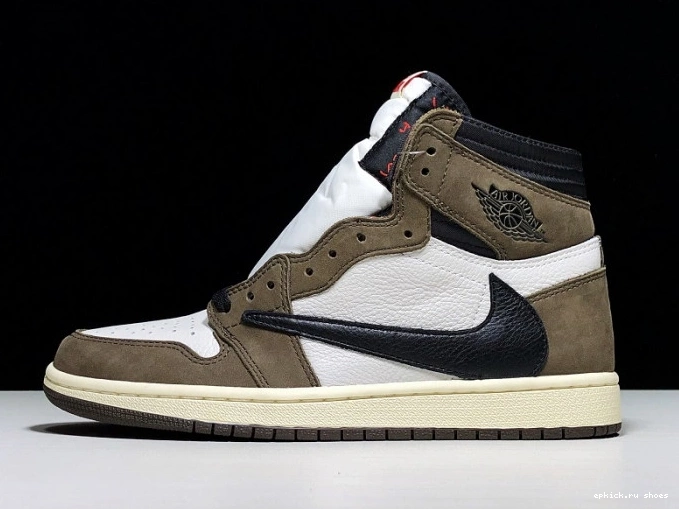 Rep High 100 'Mocha' x CD4487 OG - Retro Scott Air 1 Jordan Travis 0809